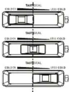 TASTSEAL LESS COLD TASTSEAL LESS COLD TASTSEAL LESS COLD COLDER LESS COLD