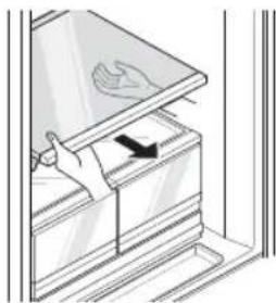 LG LSR100RU - Removing the Vegetable Drawer Box - 1
