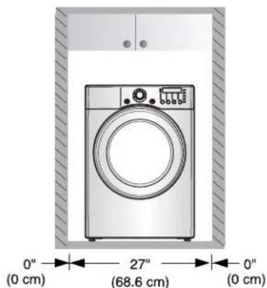 0" (0 cm) 27" (68.6 cm) 0" (0 cm)