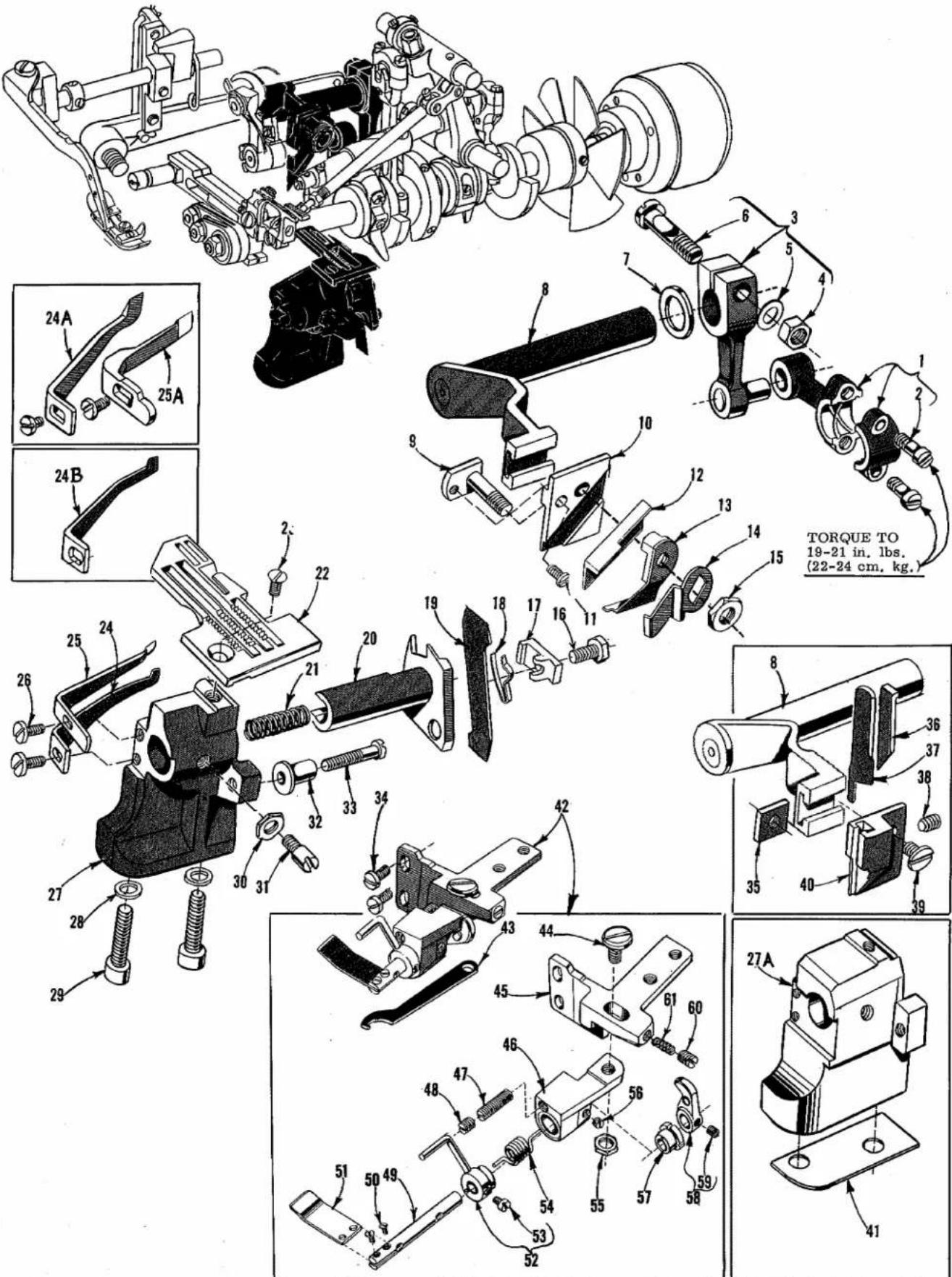 TORQUE TO 19-21 in. lbs. (22-24 cm. kg.) 24A 25A 24B TORQUE TO 19-21 in. lbs. (22-24 cm. kg.) 27 28 29 30 31 32 33 34 35 36 37 38 39 40 41 42 43 44 45 46 47 48 49 50 51 52 53 54 55 56 57 58 59 60 61 62 63 64 65 66 67 68 69 70 71 72 73 74 75 76 77 78 79 80 81 82 83 84 85 86 87 88 89 90 91 92 93 94 95 96 97 98 99