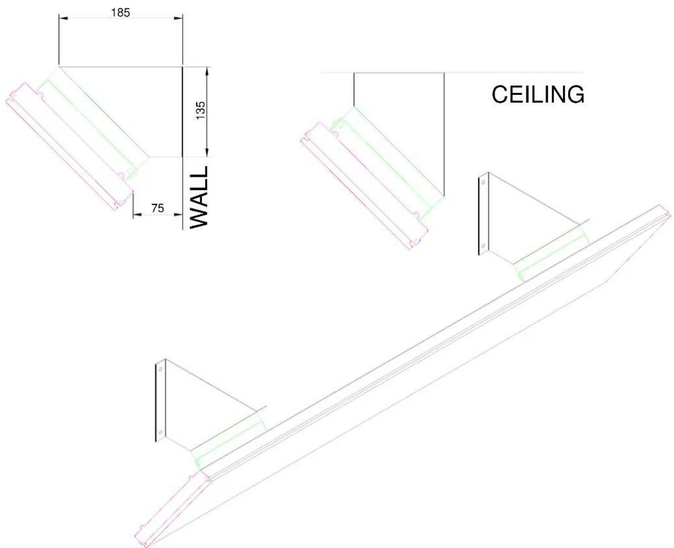185 135 75 WALL CEILING