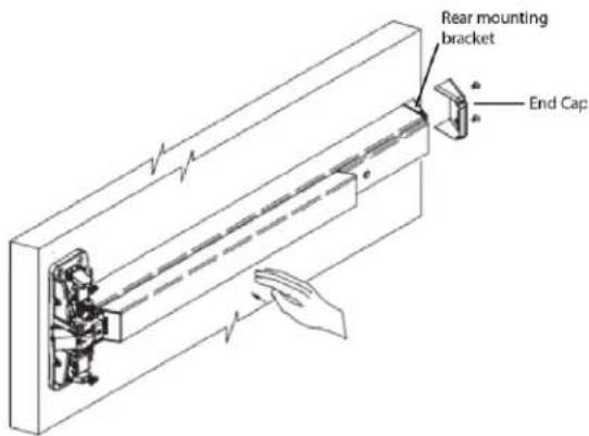 Rear mounting bracket End Cap