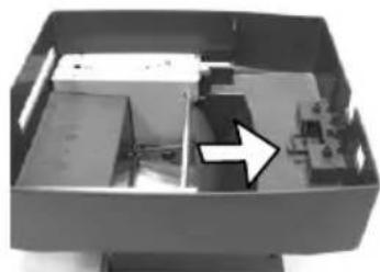 Posiflex PD-2607UE - Opening the rear connect cover on system - 2
