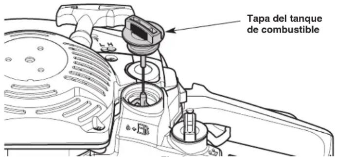 Tapa del tanque de combustible
