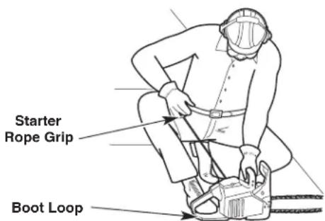 Starter Rope Grip Boot Loop