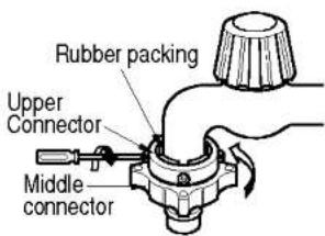 Rubber packing Upper Connector Middle connector
