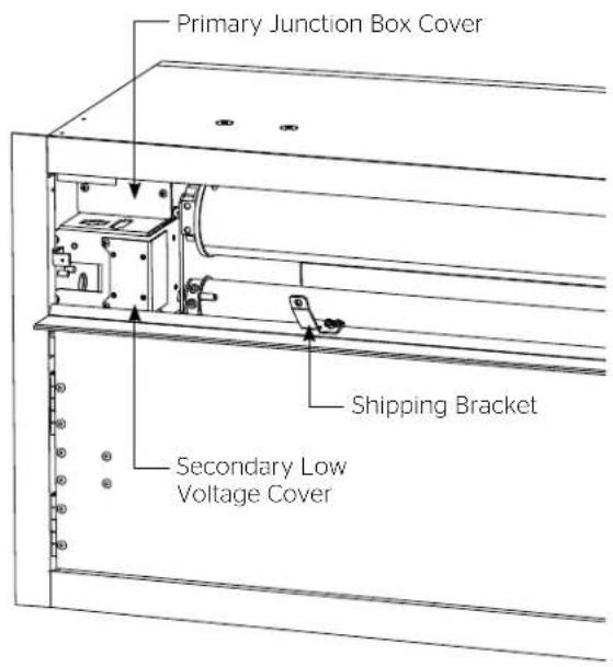 Primary Junction Box Cover Shipping Bracket Secondary Low Voltage Cover