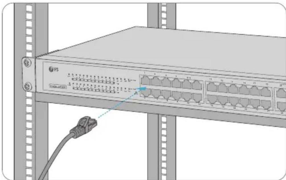 BZBGear BG-FS8260 - Connecting the RJ45 Ports - 1