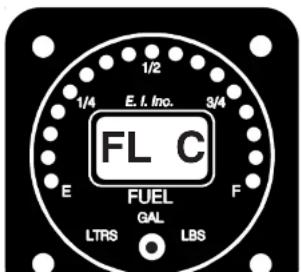 1/2 1/4 E. I. Inc. 3/4 FL C E FUEL GAL LTRS LBS