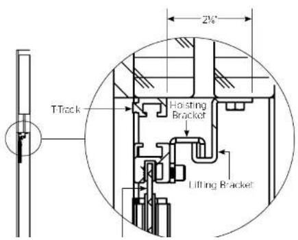 T Trock Hoisting Bracket Lifting Bracket 2¼