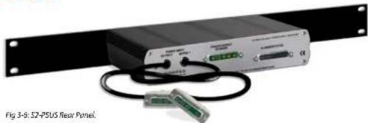 Exterior view of a black network equipment unit with attached cable and connector (no visible text or symbols)