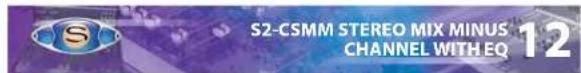 S2-CSMM STEREO MIX MINUS CHANNEL WITH EQ 12