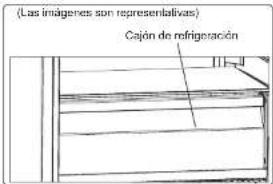 (Las imágenes son representativas) Cajón de refrigeración
