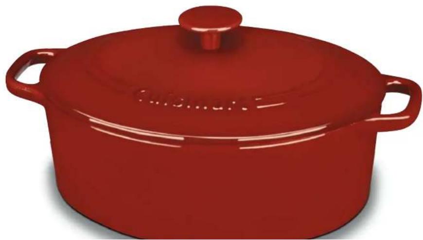 CUISINART TPC44-28 - Cuisinart® Chef's Classic™ Enameled Cast Iron Cookware - 1