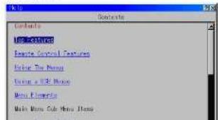 Controls Local Features Using Control Features Using The Maps Using a USB Maps Menu Elements Main Maps Sub Maps Items