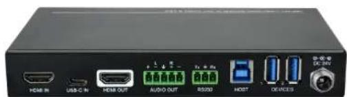 HDMI USB-C HEMI OUT AUDIO OUT F5228 HOSU DEVICES 接收率 DC 26V