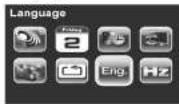HITACHI DZ-HV584EW - Setting the language - 1