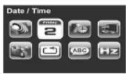 HITACHI DZ-HV584EW - Setting the date and time - 1
