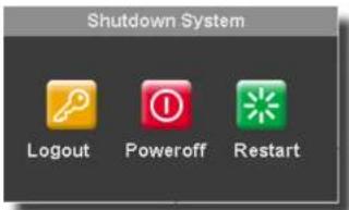 Shutdown System Logout Poweroff Restart