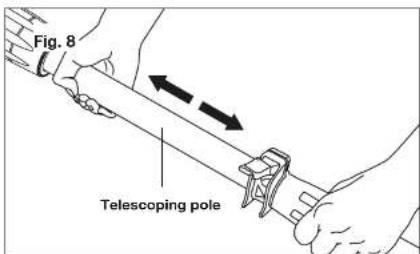 Fig. 8 Telescoping pole
