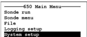 YSI 6436AF - USING THE YSI 650 KEYPAD - 2