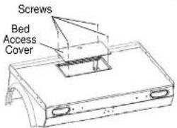Screws Bed Access Cover