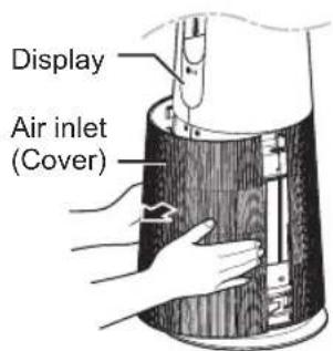 Display Air inlet (Cover)