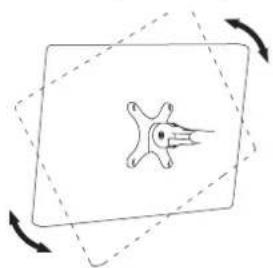 Atdec AF-AT-W-P - Adjusting the Display Bracket - 1