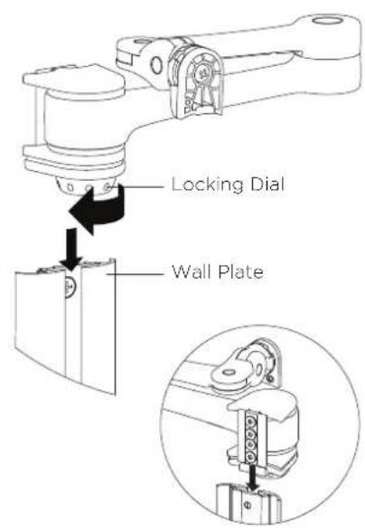Locking Dial Wall Plate