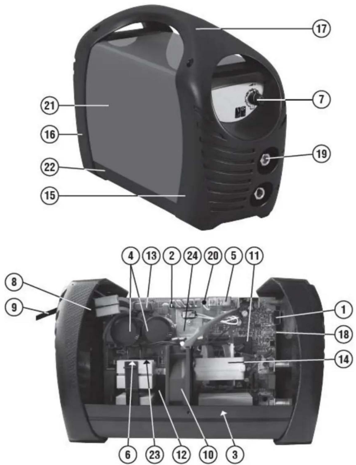 Weldclass Weldforce 181S - Machine Spare Parts: - 1