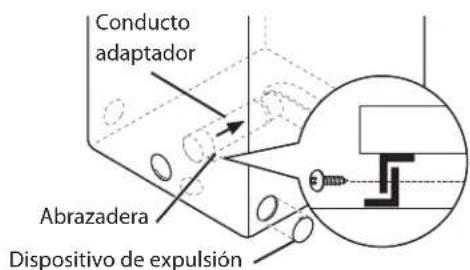 Conducto adaptador Abrazadera Dispositivo de expulsión