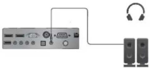 LG CF3DAT - Connecting a Speaker or Headphones - 1