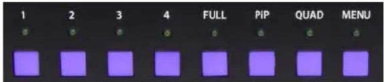 1 2 3 4 FULL PiP QUAD MENU