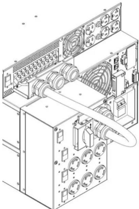 CyberPower OL6000RT3UTF - HARDWIRING THE INPUT/ OUTPUT TERMINALS - 4
