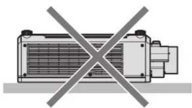 PANASONIC PT-REQ12L - Cautions when setting up the projector - 3
