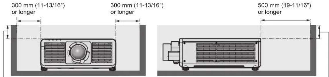 300 mm (11-13/16") or longer 300 mm (11-13/16") or longer 500 mm (19-11/16") or longer