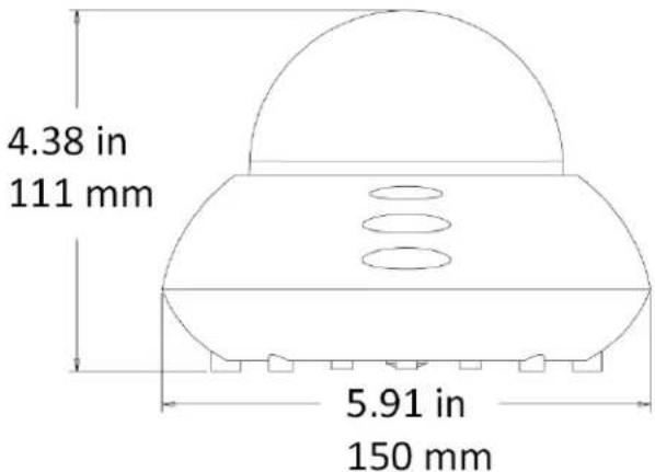 4.38 in 111 mm 5.91 in 150 mm