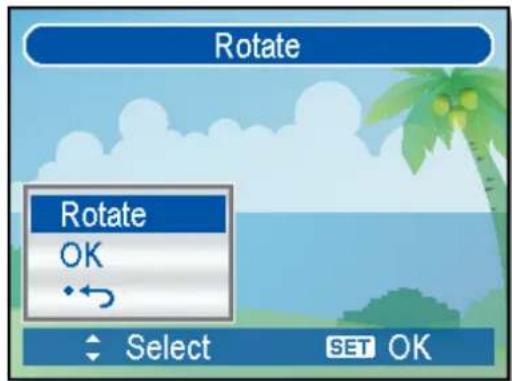 Rotate Rotate OK ← Select SET OK