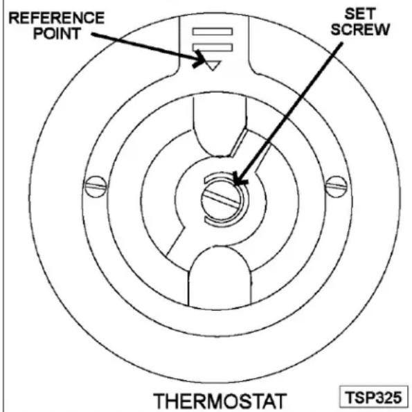 REFERENCE POINT SET SCREW THERMOSTAT TSP325