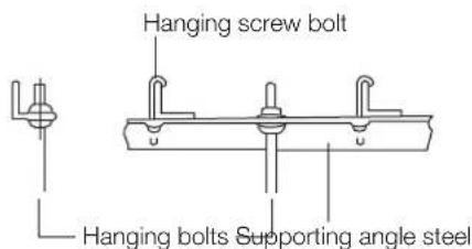 Hanging screw bolt Hanging bolts Supporting angle steel
