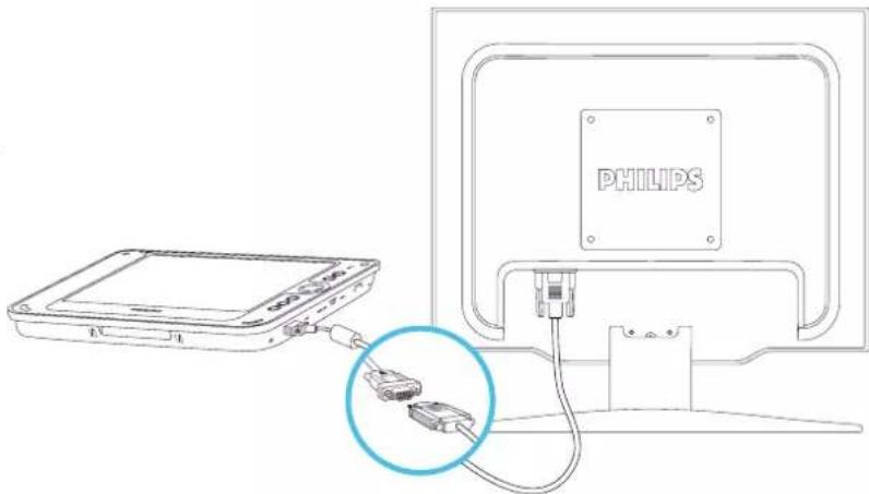 PHILIPS 100WT10P - Mini-VGA to VGA Cable - 1