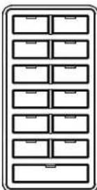 AMX Metreau MET-13X - Metreau Keypads with AxLink - 3