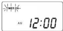 Emerson SMV122 - SETTING THE TIMER ON/OFF TIMES - 2
