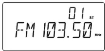 01 ST FM 103.50 MHz