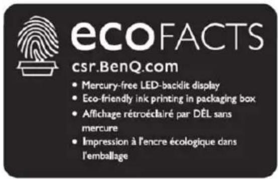 BENQ BERE8601 - BenQ ecoFACTS - 1