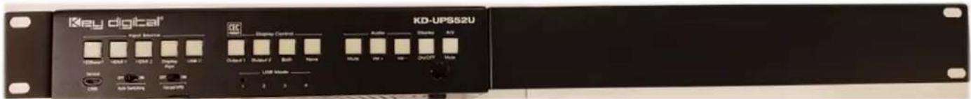 Key digital® Input Source DC Output Control Audio Audio AVI Control Output 1 Output 2 Output None USB Mode KD-UPSS2U Control Audio AVI Control AVI Control Power Auto Switching Signal