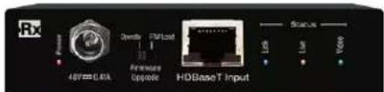 Rx Power 40V=0.8A Operate EMS Load Hardware Upgrade HDBase T Input Scan line Live Live View
