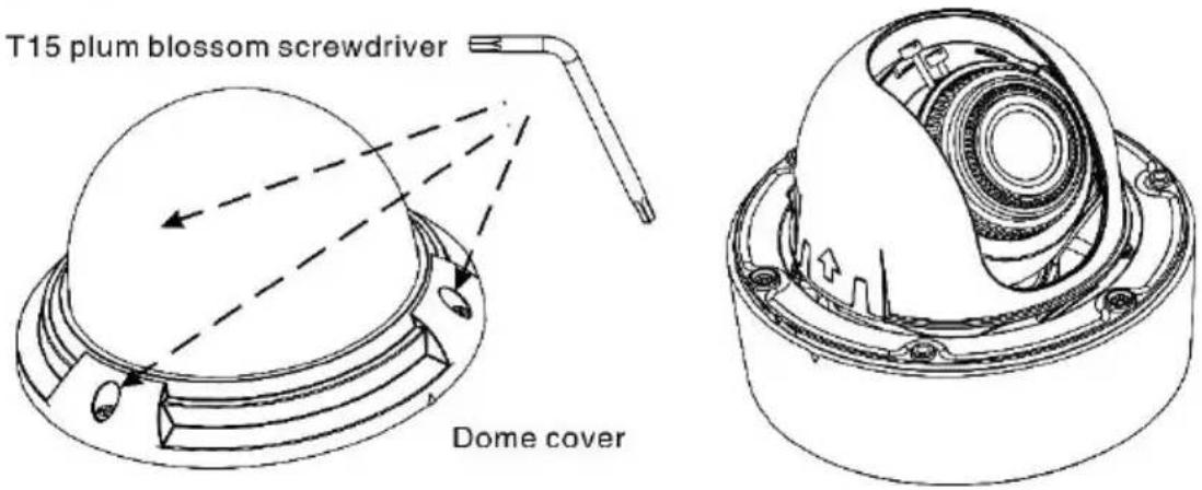 T15 plum blossom screwdriver Dome cover