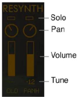 RESYNTH Solo Pan Volume Tune -12 OLD FANH