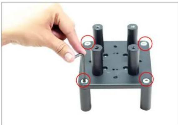 Proaim VB-MTCL-00 - Assembling with Isolator Base Plate - 5